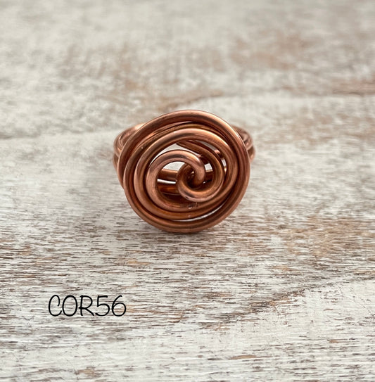 Copper Swirl Ring CORDIAL