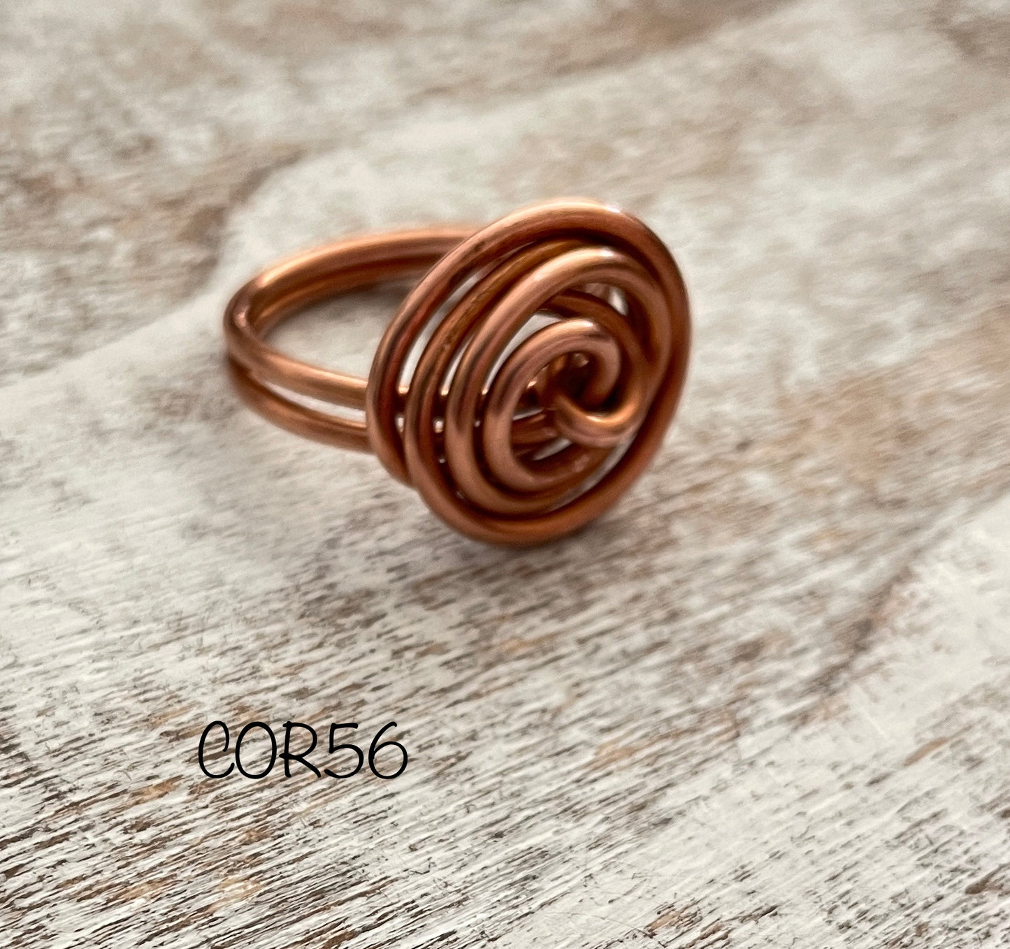 Copper Swirl Ring CORDIAL