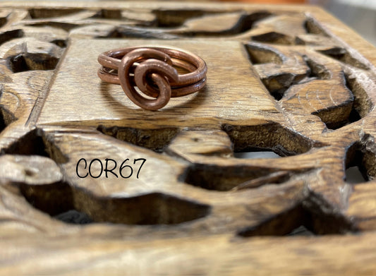 Twisted Copper Ring