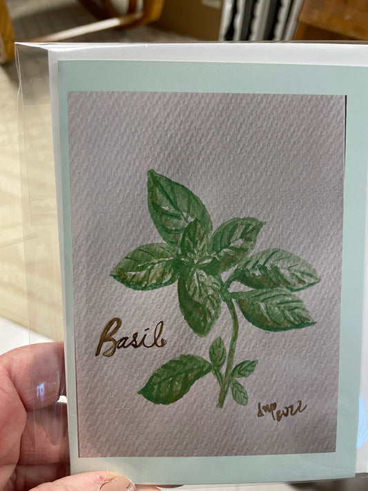 Basil Greeting Card
