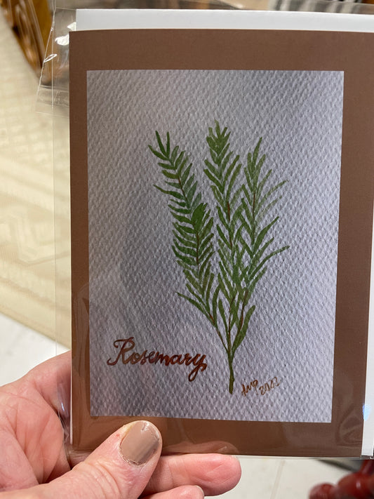 Rosemary Greeting Card