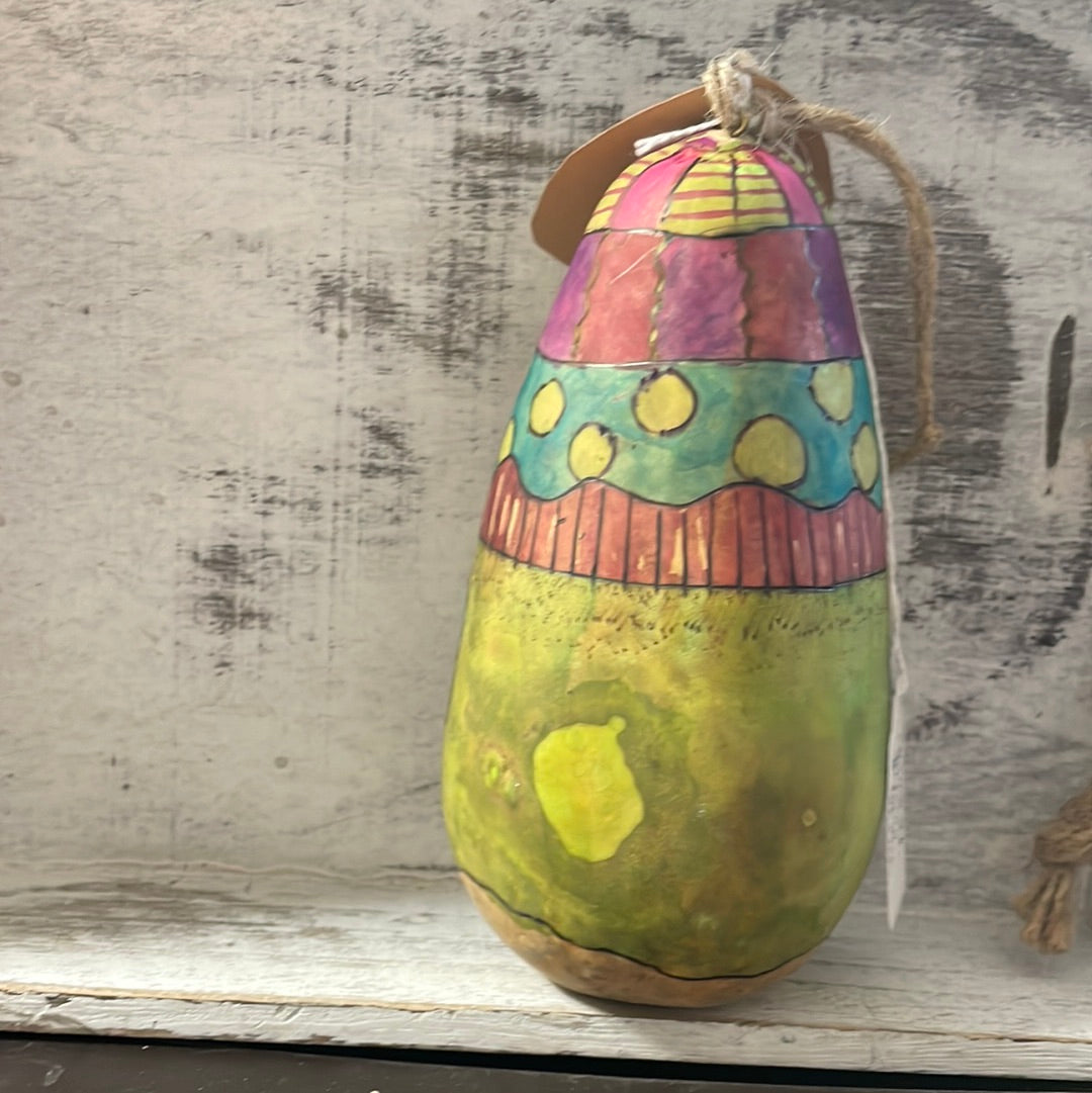 Painted Gnome Gourd