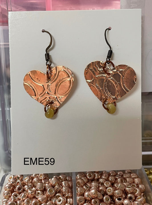 Hearts Copper Foil EME59