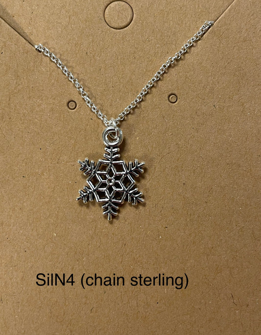 Snowflake Necklace SILN4