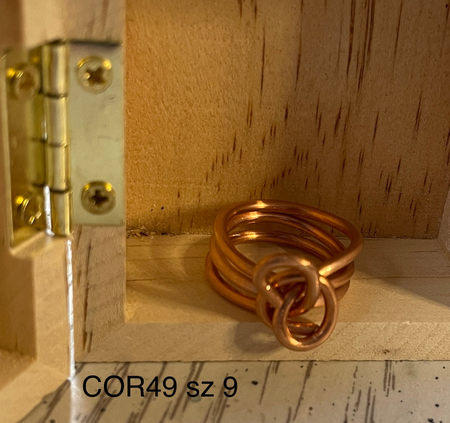 Think Copper Ring COR49 sz 9