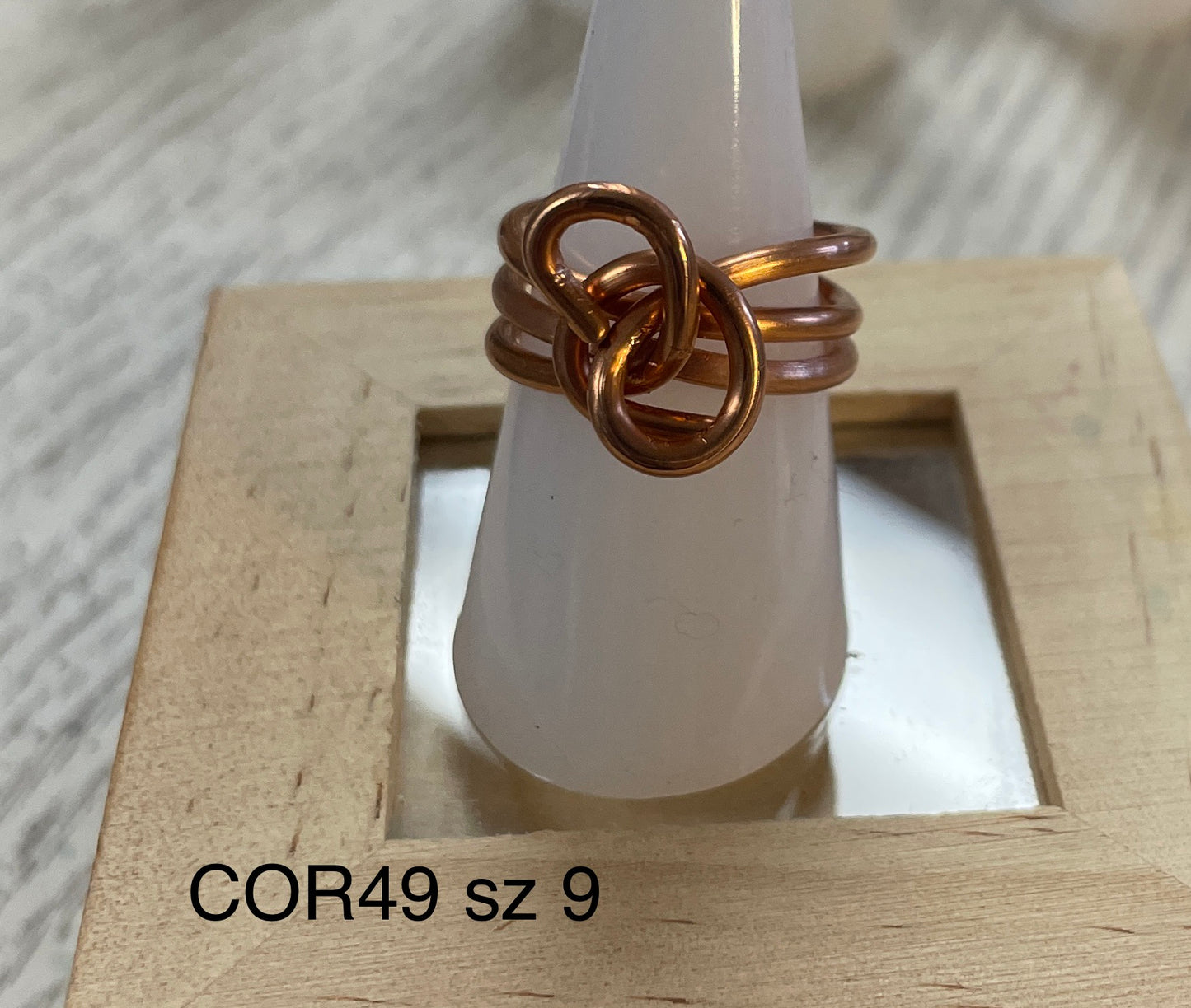 Think Copper Ring COR49 sz 9